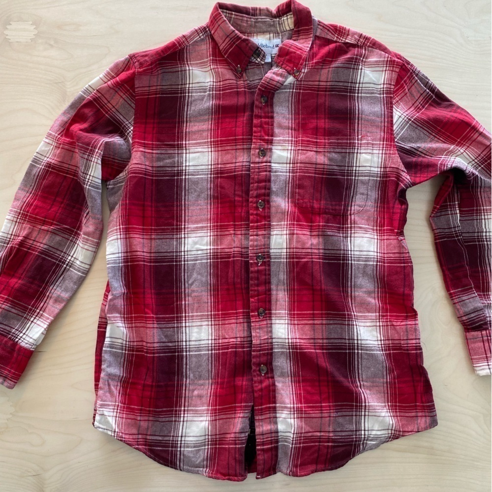 Saddlebred Button Down long sleeve Shirt Size Medium (BH)
